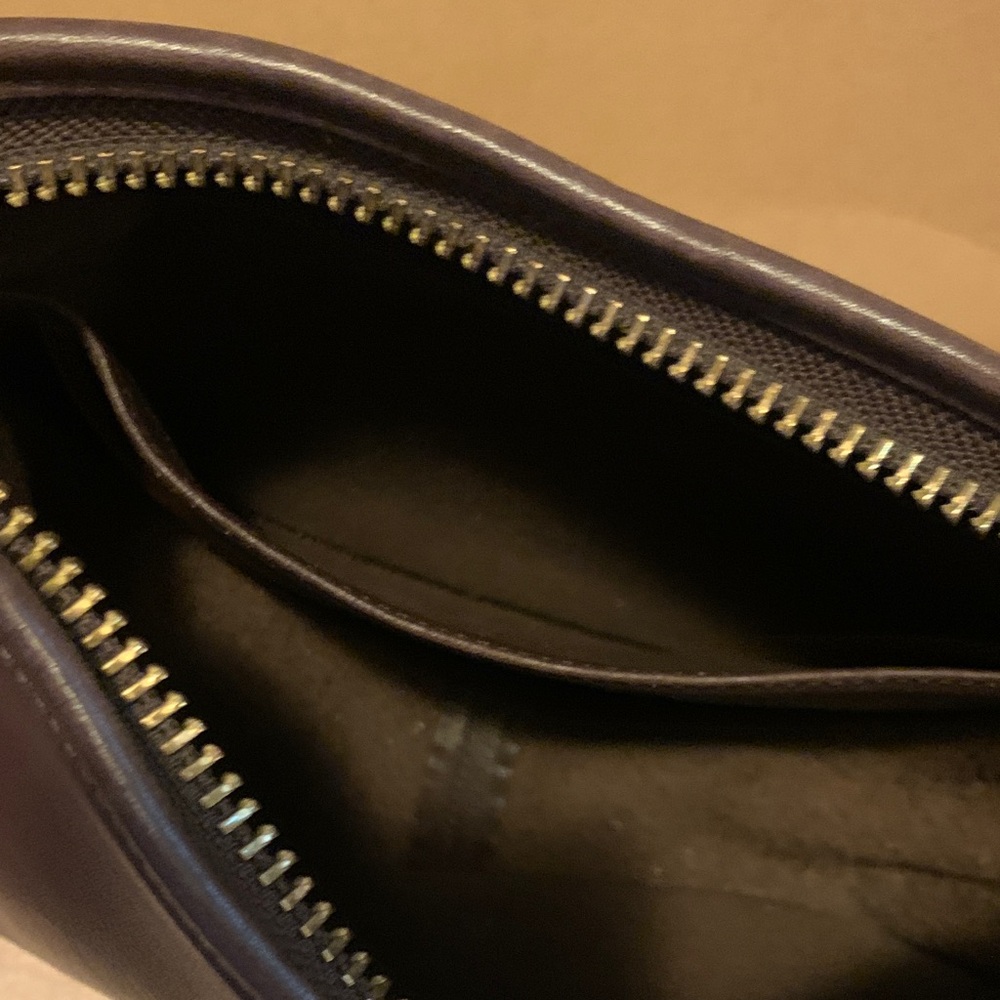Coach Dark Brown Leather Crossbody Shoulder Bag - Picture 10 of 16